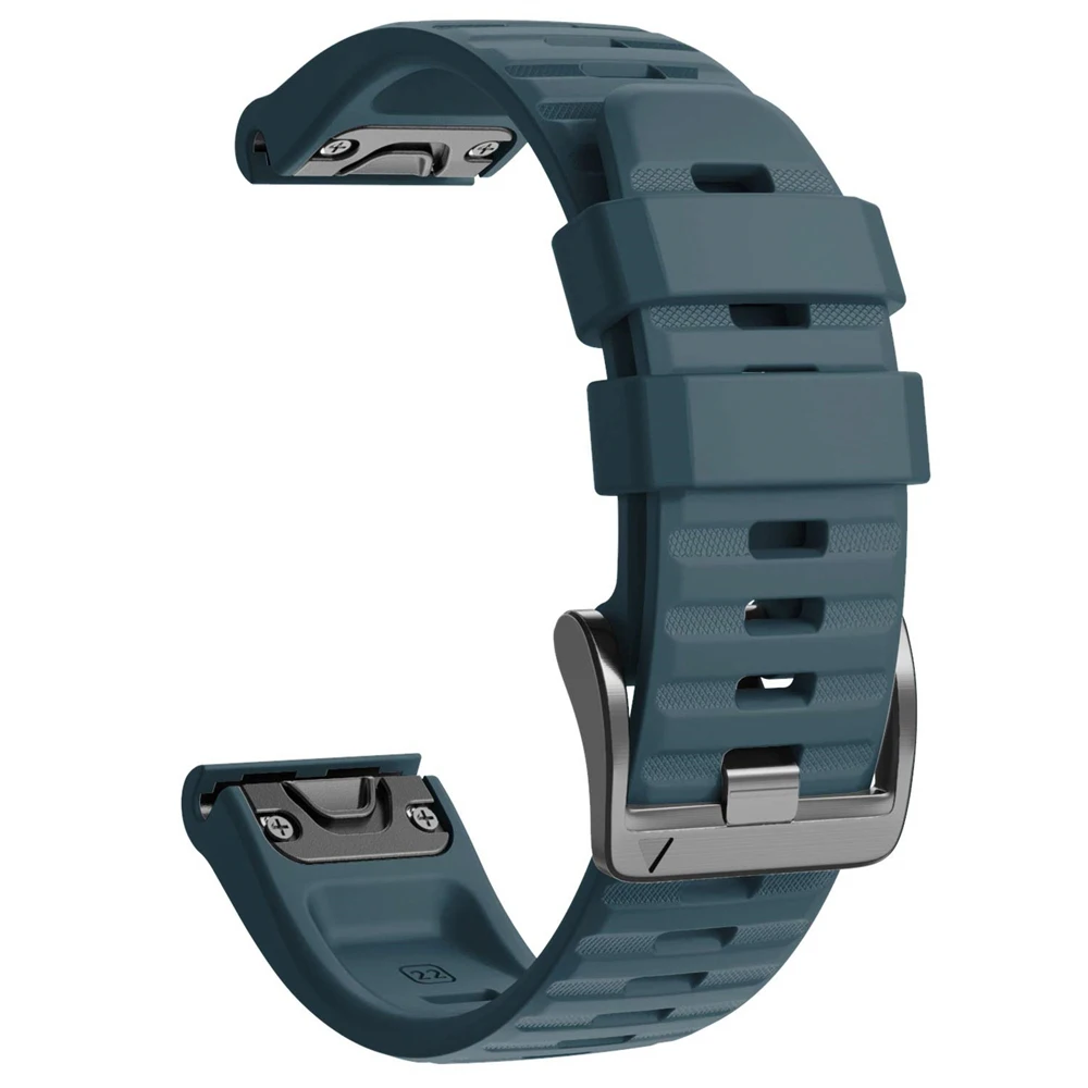 QuickFit 22 26 mm Silikonarmband für Garmin Fenix 8 51 mm E 47 mm 7X 7 6X Epix Pro Instinct 3 2X Forerunner 970 965 955 Uhrenarmband