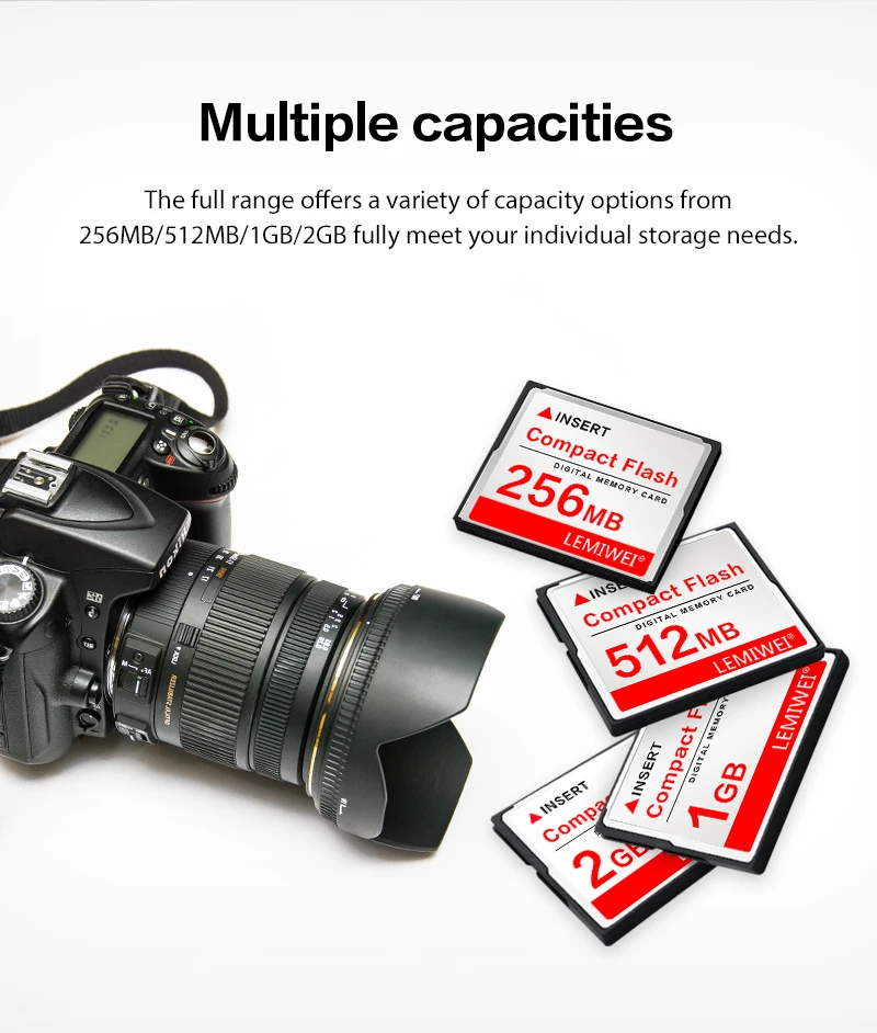 Tarjeta CF de 64 GB, 32 GB, tarjeta Compact Flash de 16 GB, 8 GB, tarjeta de almacenamiento de 4 GB, 2 GB, 1 GB, 512 MB, 256 MB, tarjeta de memoria Compactflash, tarjeta CF para cámara
