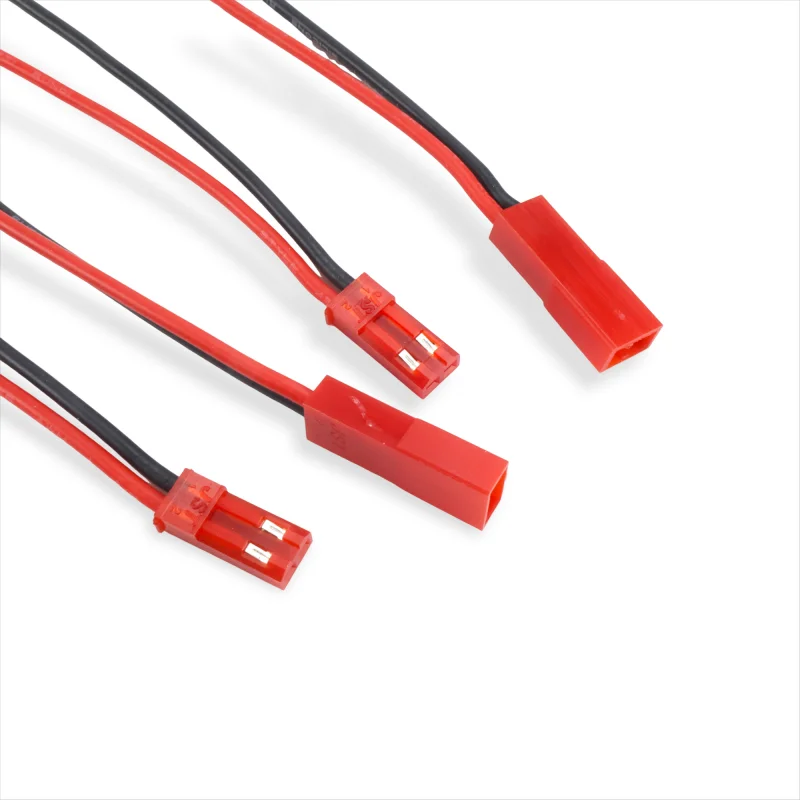High-end22AWG JST Plug Connector SYP 2Pin Male Female Plug with 10cm Soft Silicone Cable Wire for LED Lamp Strip RC Toys Battery