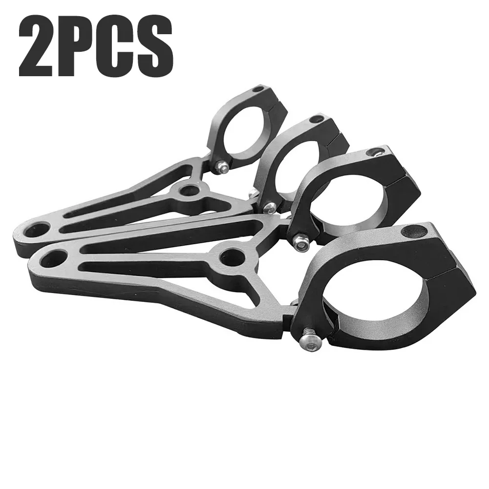 ヘッドライトブラケット取り付けクランプ、ショックアブソーバー、フロントフォークライトホルダー、ヘッドライトのカスタマイズに最適、33〜41mm