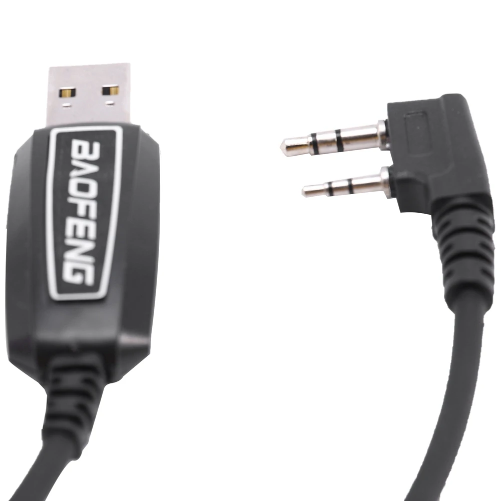 ABUO-2X BAOFENG USB Programming Cable & Cd For Baofeng/Pofung Uv-5R Uv-82 Gt-3 888S Ten4 F9+ Radio Walkie Talkie Part