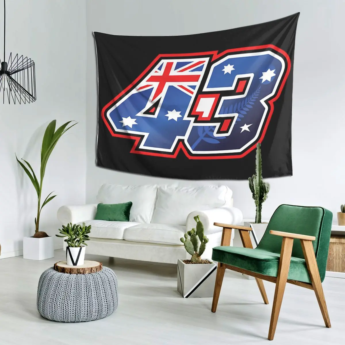 Jack Miller Number 43 Australia Tapestry Decoration Art Aesthetic Tapestries Living Room Bedroom Home Wall Cloth Wall Hanging