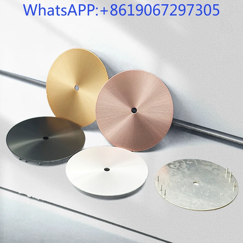 

Simple Pure Colorful Sunburst Texture No date Watch Dial Suitable for NH35/36 Automatic Movement NH35 Case Mod Parts