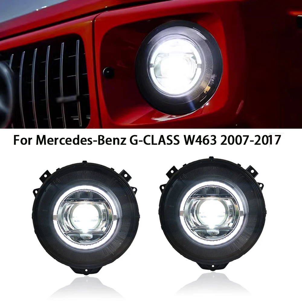 Car Led Headlights for Benz W463 Headlight 2007-2017 G350 G500 G55 G63 Headlamp DRL Signal Projector Lens Automotive Accessories