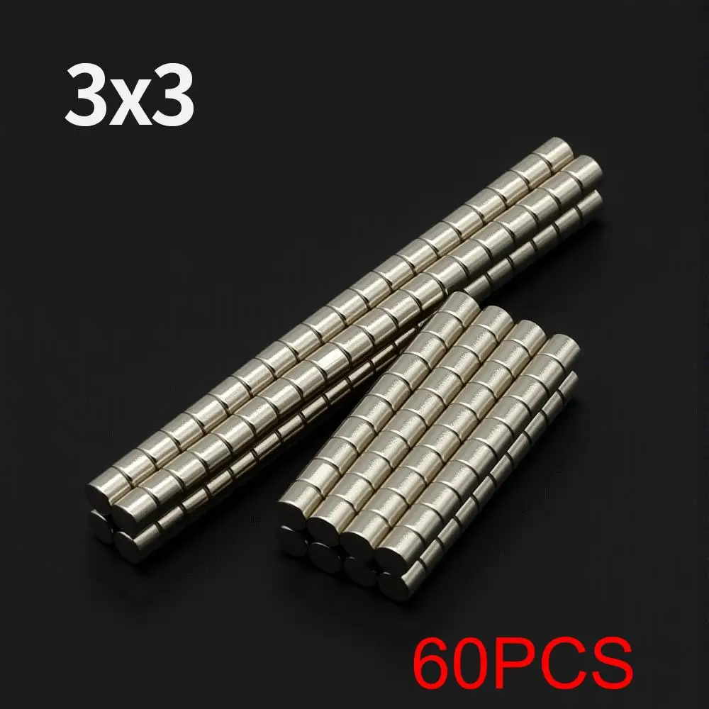 Krachtige Neodymium magneet N35 NdfeB permanente magnetische imanes ronde supersterke koelkastmagneten DIY 3x3 5x5 6x6 8x8 10x10mm