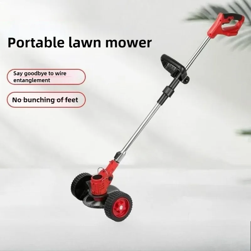 

20000RPM Electric Lawn Mower Cordless Grass Trimmer Foldable Adjustable Garden Power Tools for 21V Battery