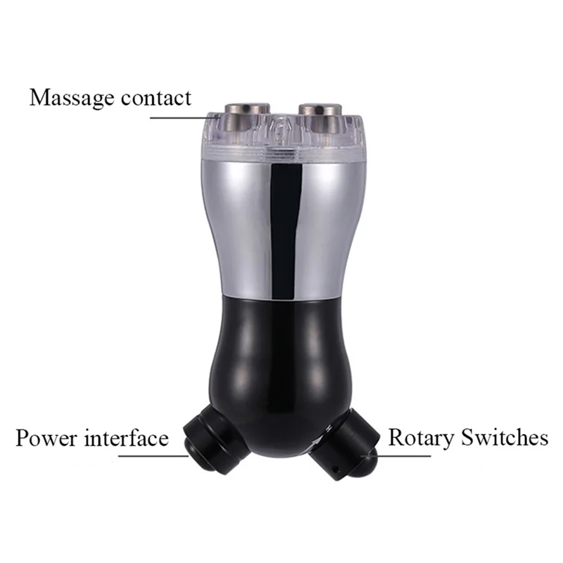 EAS-Mesoterapi Elektroporasi Wajah RF Frekuensi Radio LED Foton Pengangkat Wajah Pemijat Kerut Pengencang Steker UE