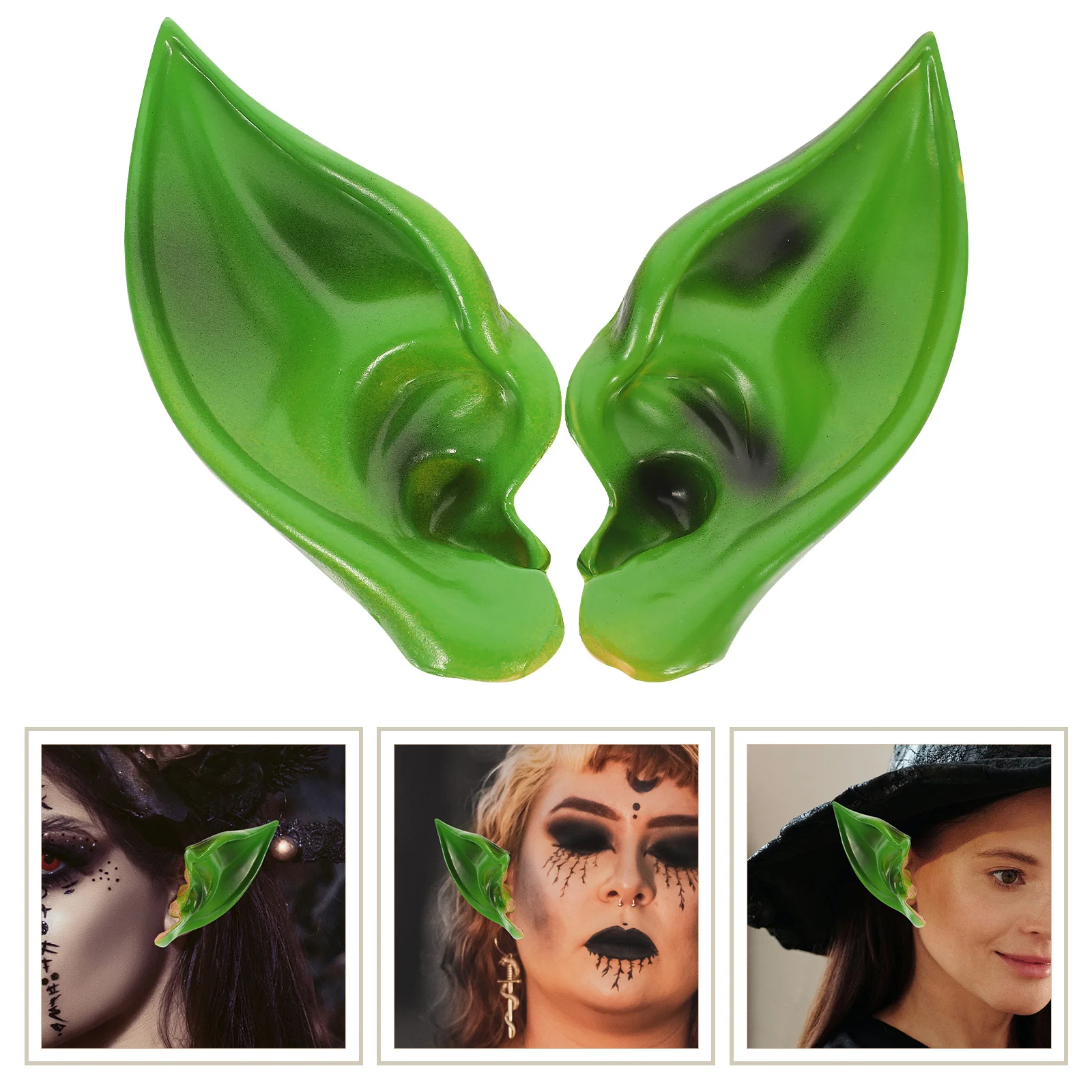 

1Pair Reliable Material Cosplay Ears Fairy Accessory Halloween Party Masquerade Carnival Dress Up Fairy Ears