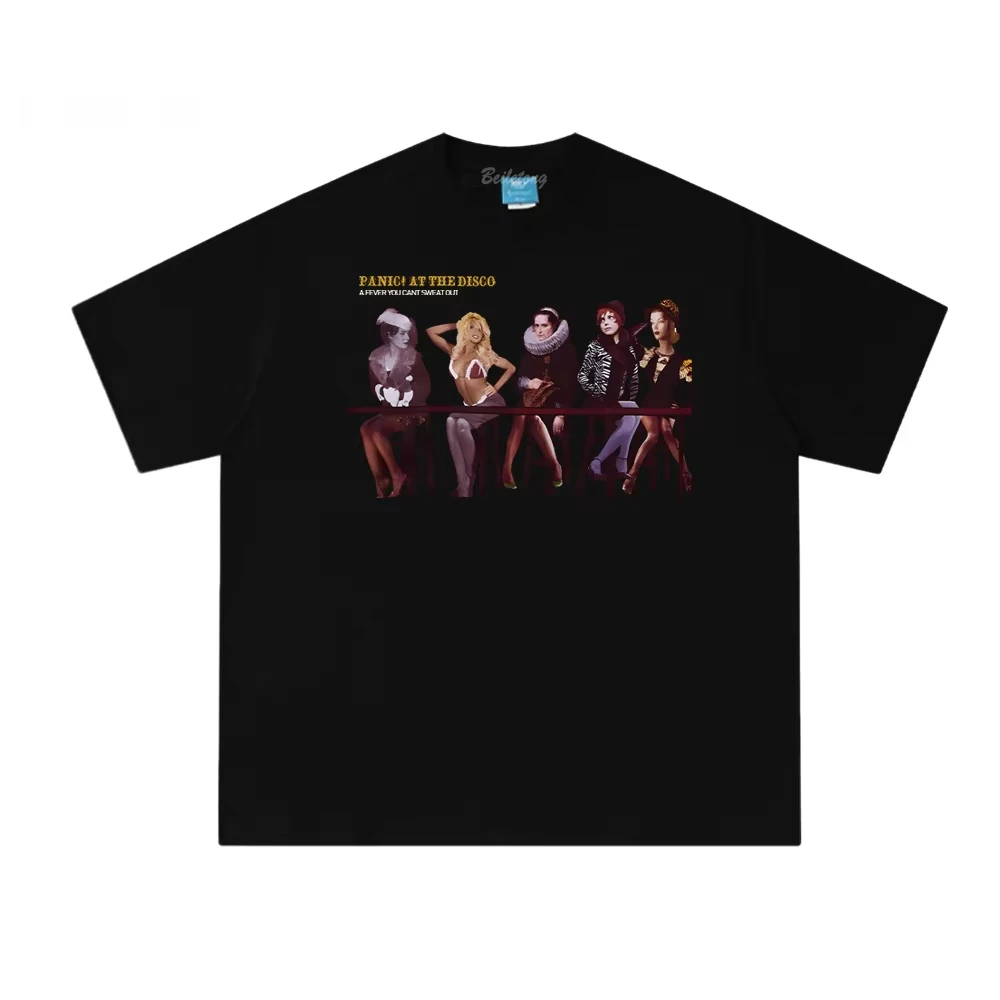 Panic! At The Disco Fever Can't Sweat Out Boyfriend Fit Girls New Spring/Summer Arrivals Fit Casual Streetwear Men Women