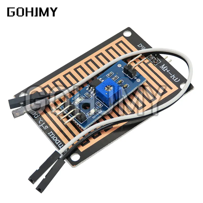 1 set/lotto Modulo sensore di rilevamento neve/gocce di pioggia Modulo meteo pioggia Umidità