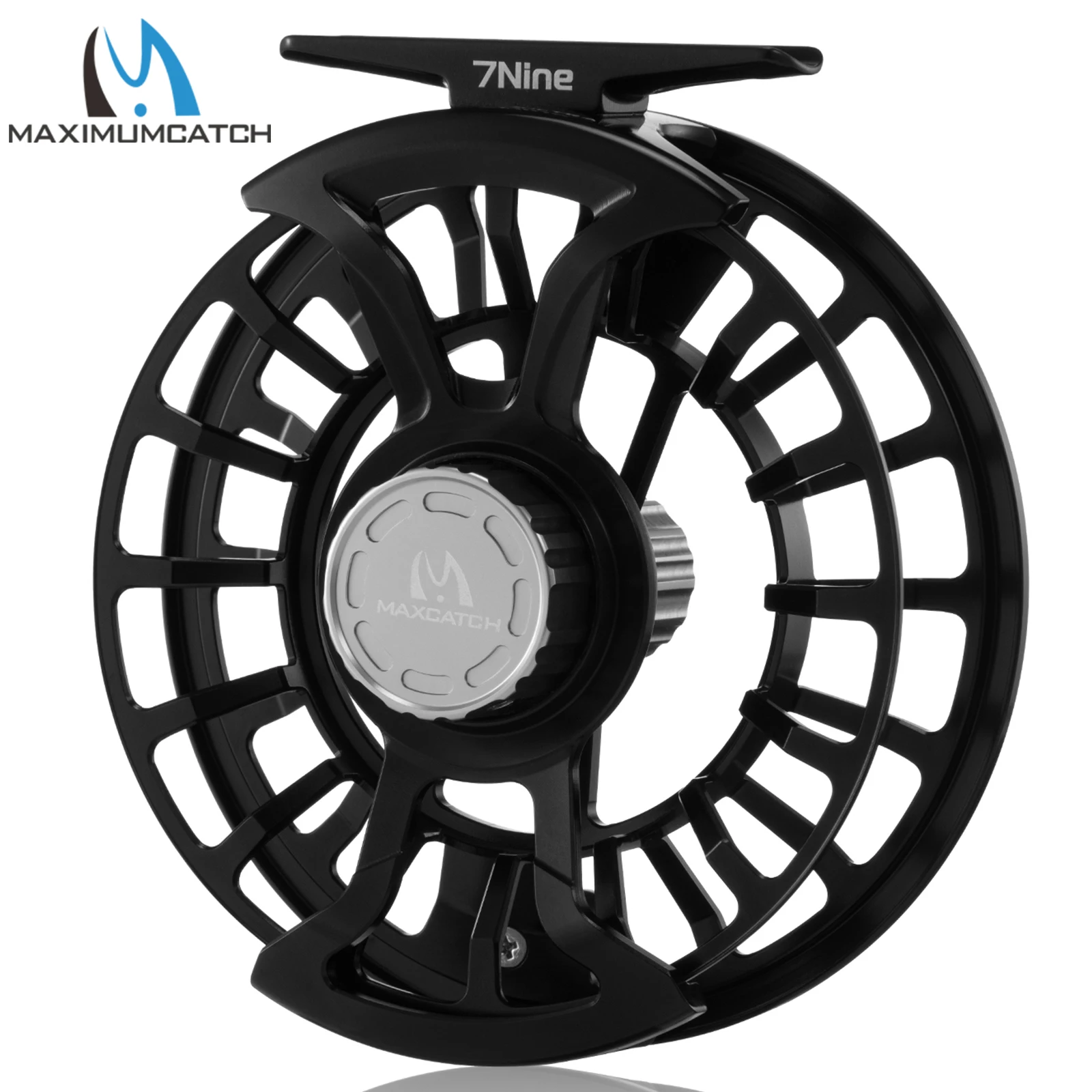 Maxcatch AVID ULTRA Fliegenfischerrolle Wasserdicht Versiegelte Scheibenbremse Große Spule Salzwasser CNC-gefräst 6061-T8 Aluminium