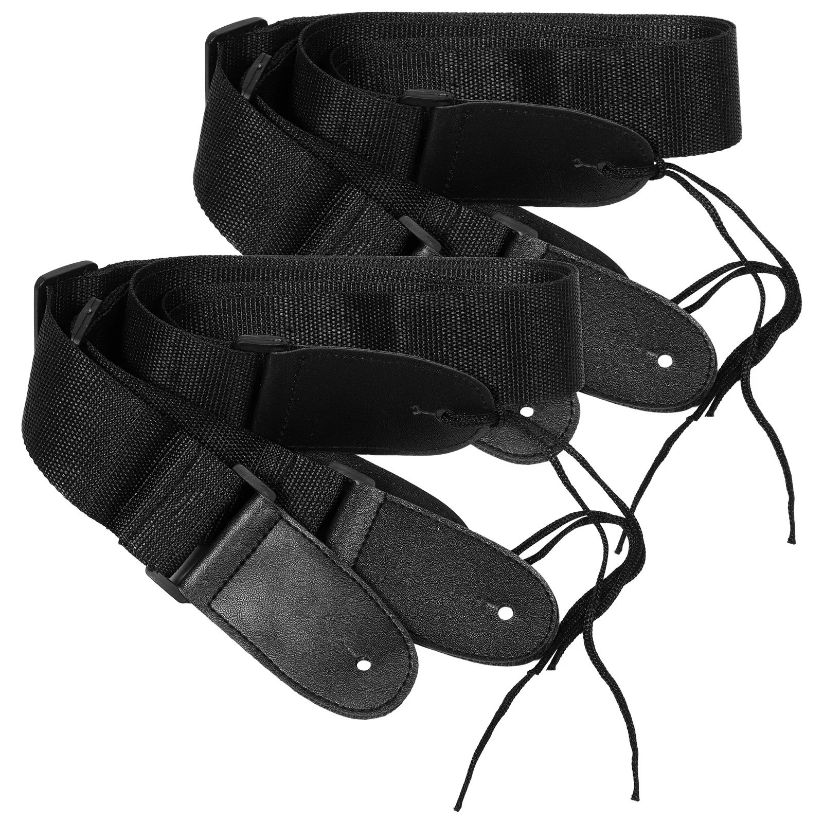 

2Pcs Thick Guitar Strap Adjustable Bass Acoustic Electric Guitar Shoulder Belt Comfortable Breathable Travel Strap Replacement