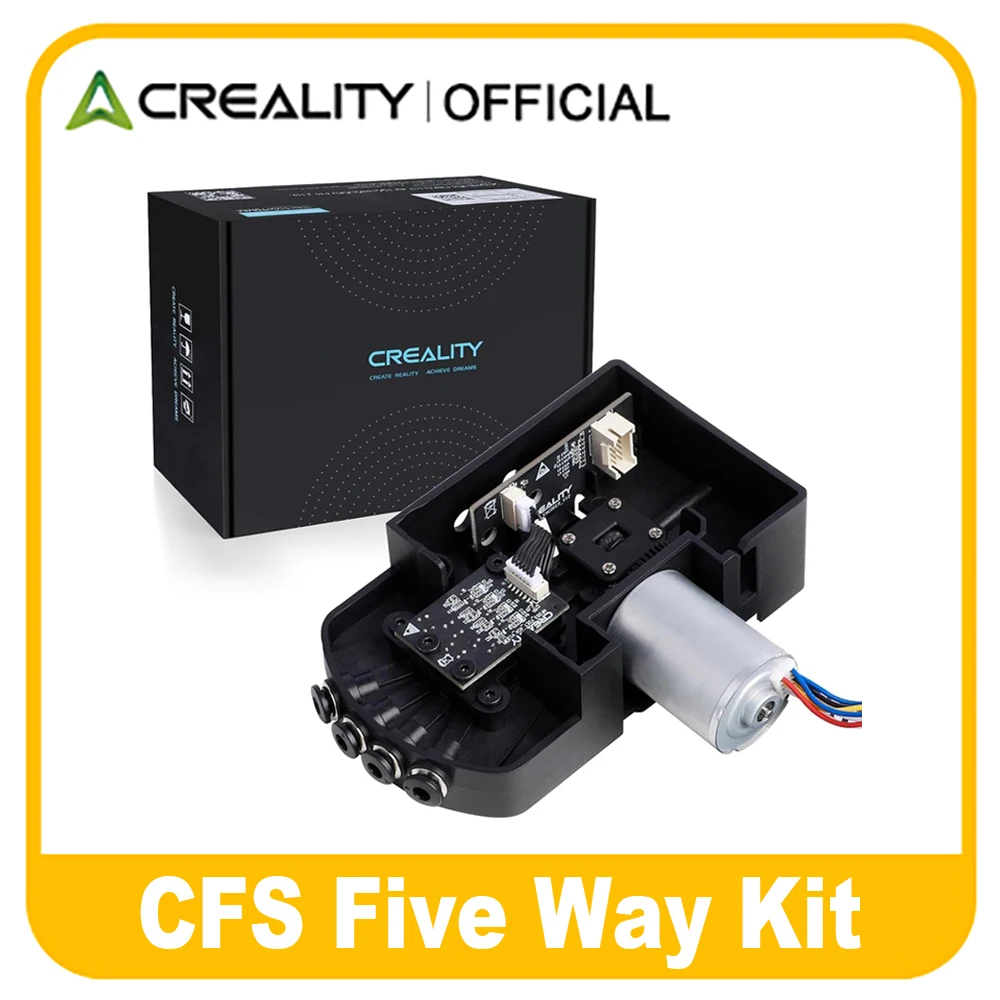 

Creality Original CFS Bottom Bracket Five-way Kit_brushless Motor_0.35A_24V_L11_flat Shaft_1 for K2 Plus CFS 3d Printer Parts