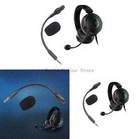Gaming Headphone Mic Boom for Dedicated Model Spare Microphone Rod Black 87HC