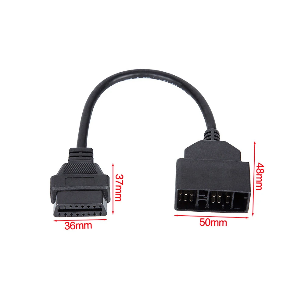 LT026 12V 16PIN OBD2 Extension Cable for Toyota 22 Pin Car Diagnostic Extender Cable Automotive OBD 2 Adapter