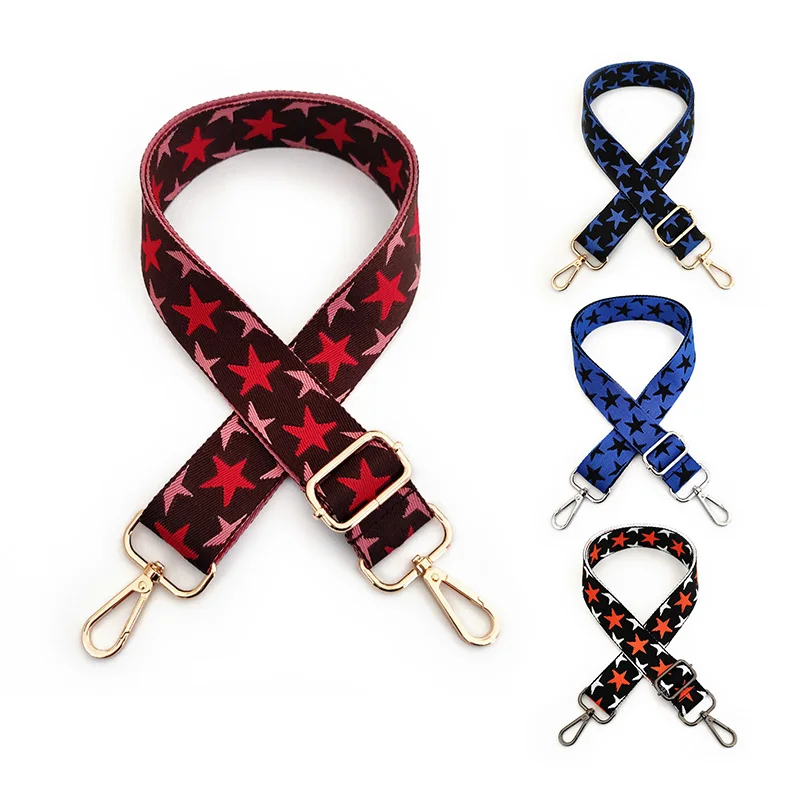 

Fashion Star Long Shoulder Bag Strap Cotton Wide Replacement Strap for Bags Woman Messenger Accessories Bag Straps Handles