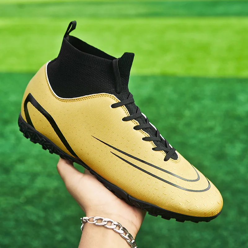 

Haaland Chuteira Society Cleats Wholesale Outdoor Wear-resistant Soccer Shoes Studded Football Boots Futsal Training Sneakers