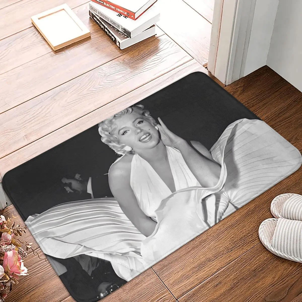 White Dress Marilyn Monroe Sex Goddess Bedroom Mat Rug Home Doormat Living Room Carpet Entrance Door