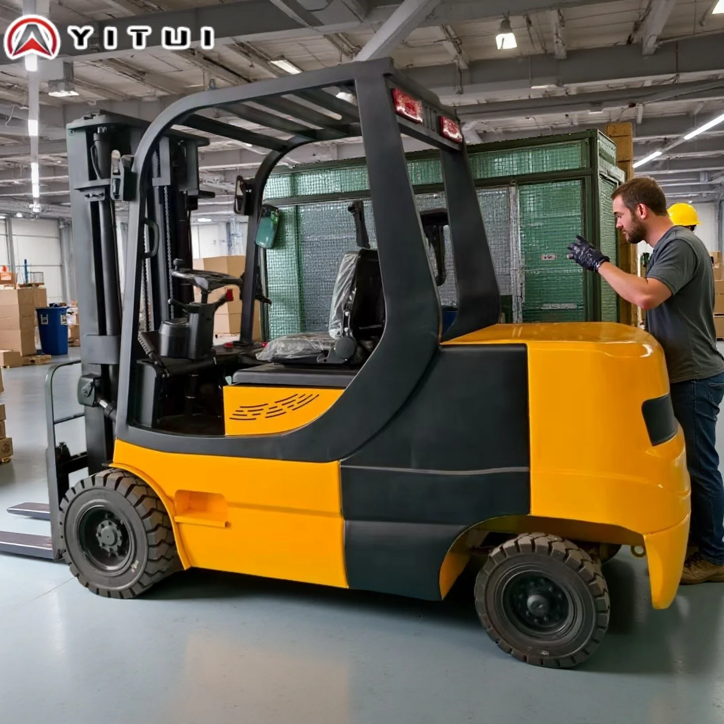 

Forklift 1-3.5Ton Electric Epa Engine Customized Color Forklift Warehouse Cheap Forklifts With Attachments