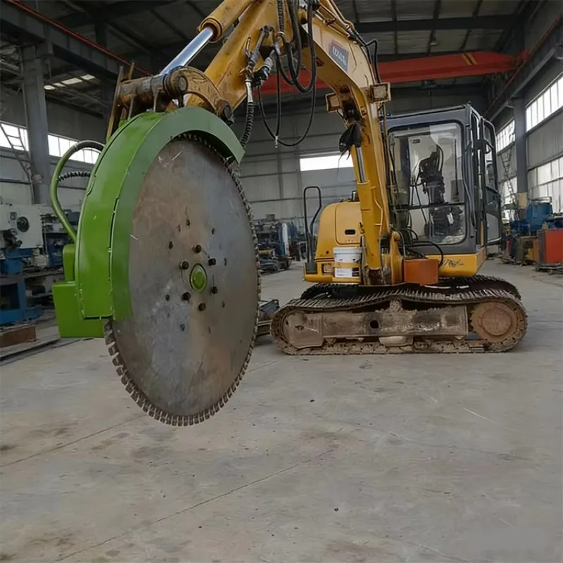 360 Degree Rotating Rock Saw Flexible Cutting Accessory For Construction Machinery Various Site Use