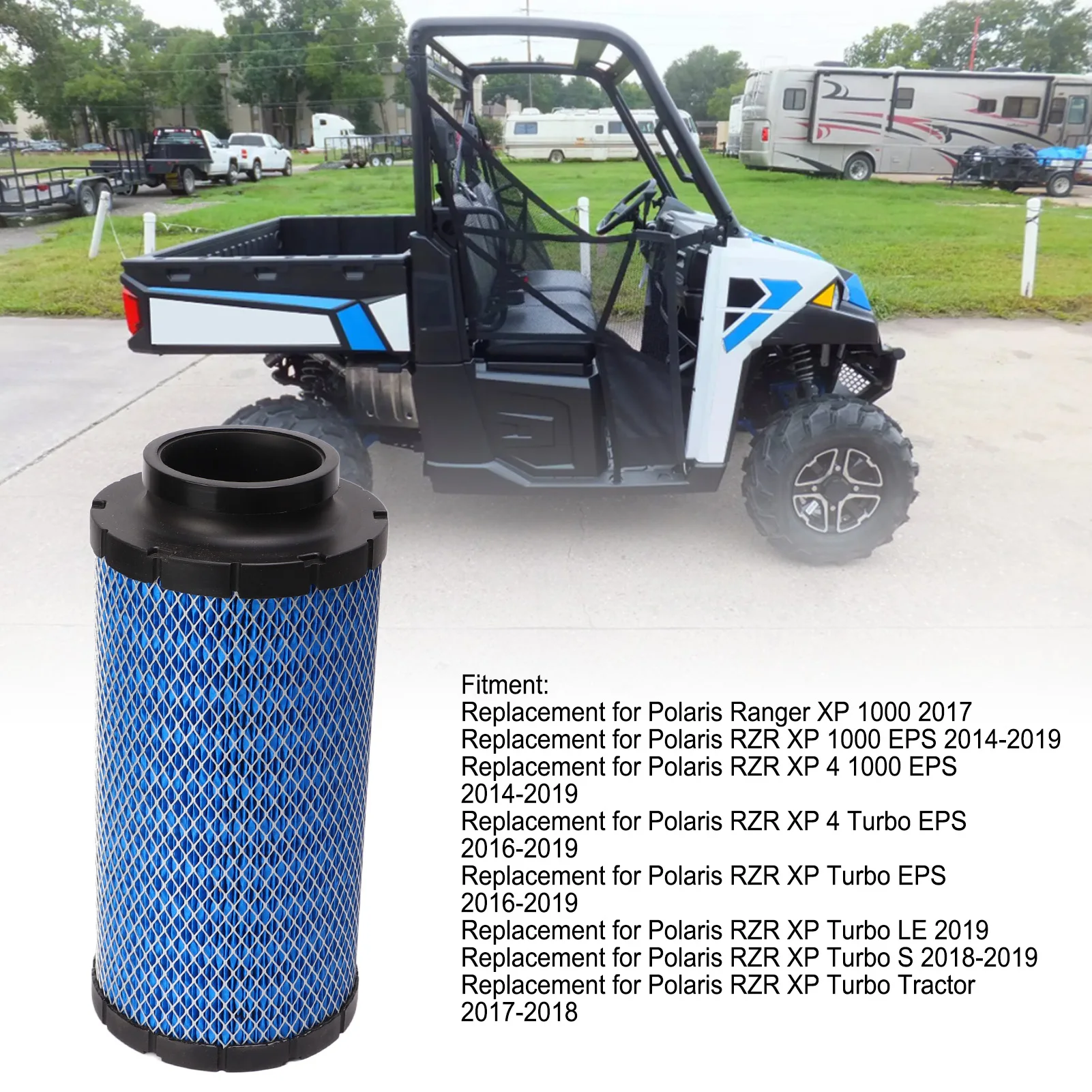 1240822 فلتر الهواء منظف المرشّح 1241084 بديل عالي الكفاءة لمنظف مرشح الهواء Polaris RZR 4 1000 Turbo