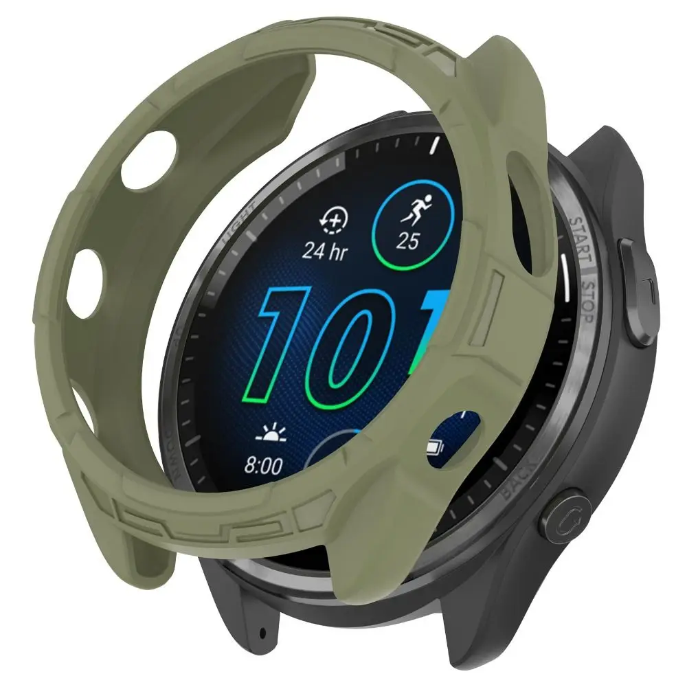 Watch Bezel Frame For Garmin Forerunner 965 Smart Bracelet Shell Screen Protectors Cover