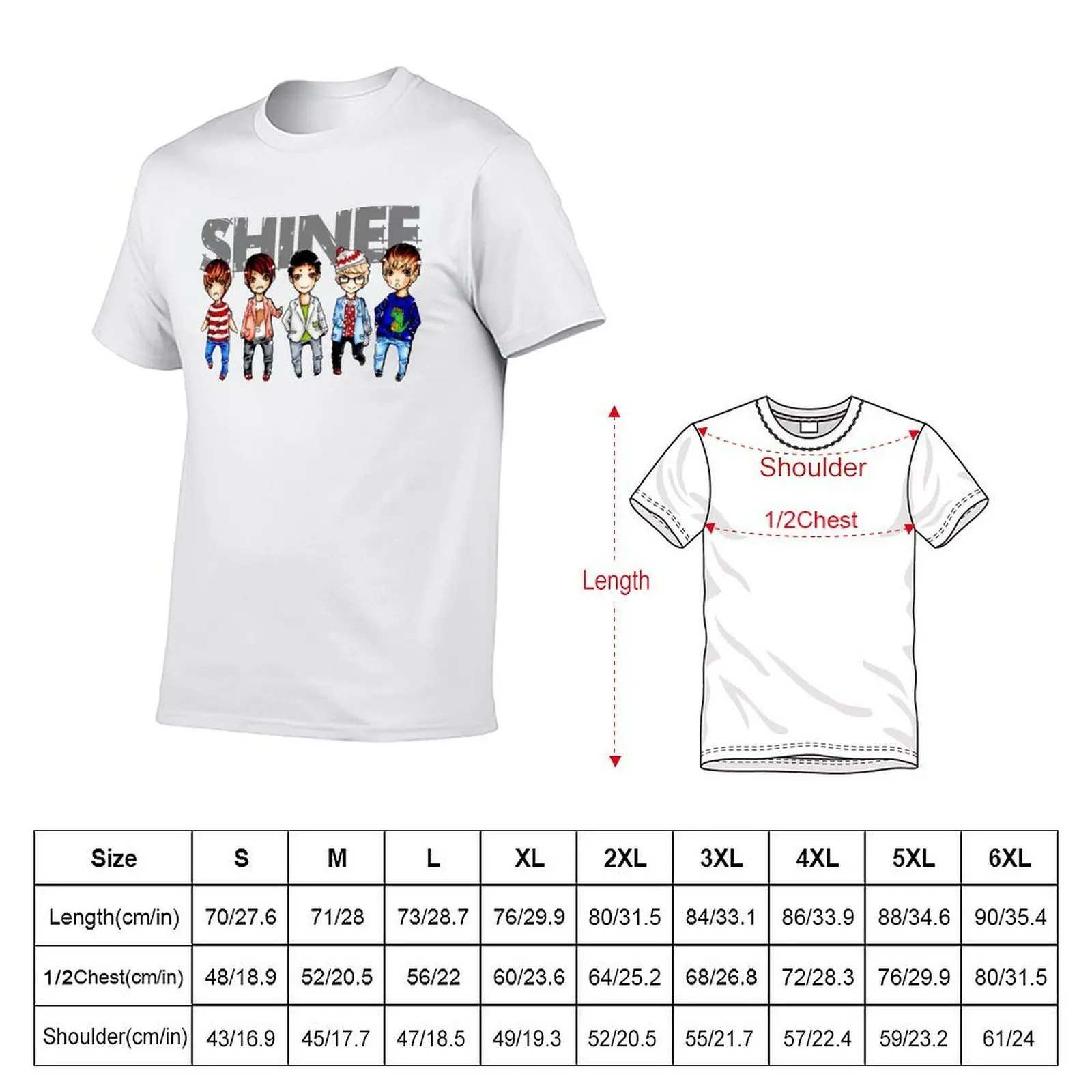 Shinee T-Shirt summer top Funny t-shirt cotton t shirt men