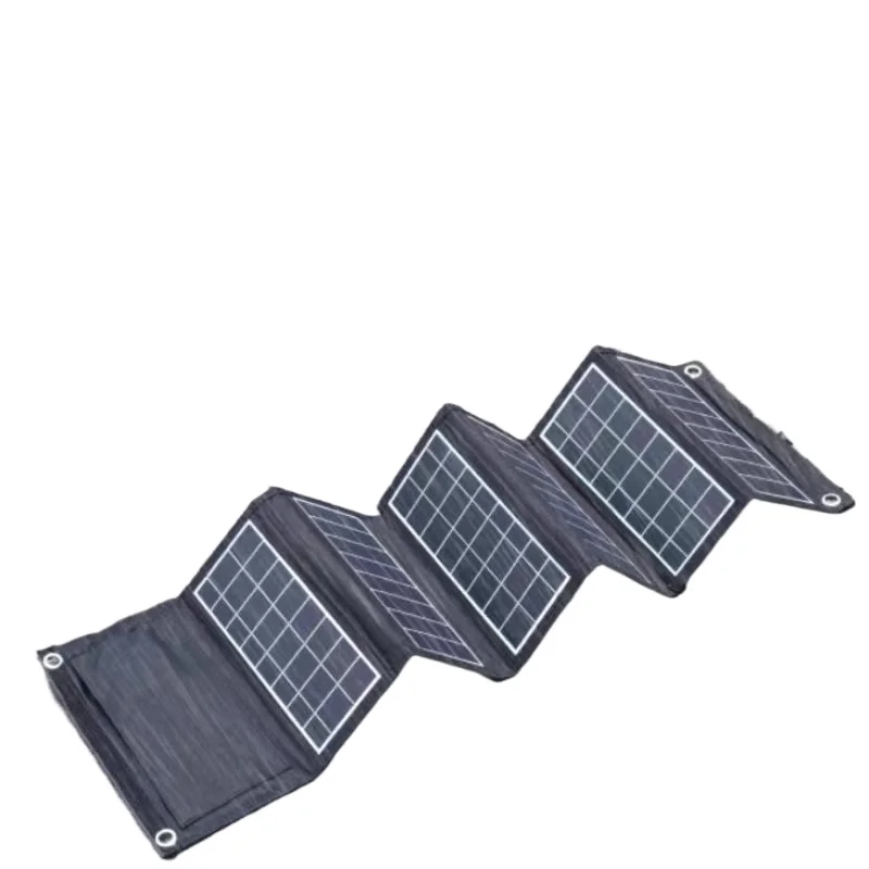 Solar Charging Panel Portable Folding Home Power Generation Panel Mobile Phone Fast Charge 5V Portable Outdoor Power Supply