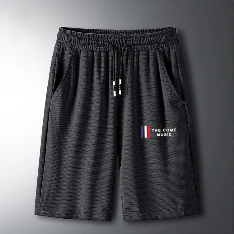 Ice injShorts-Shorts respirants à séchage rapide pour hommes, léger, grand, sport, course à pied, hygrotee, décontracté, adt Capris, plage, été