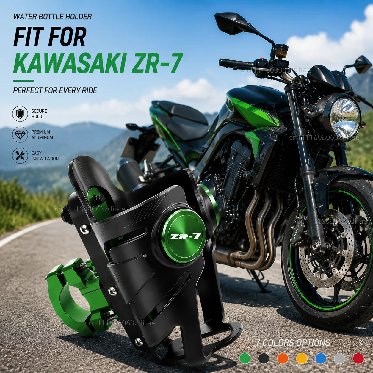 

Motorcycle Water Bottle Holder For Kawasaki ZR-7 / S ZR7 ZR7S 1999-2003 Coffee Beverage Tea Cup Support Modification Accessories