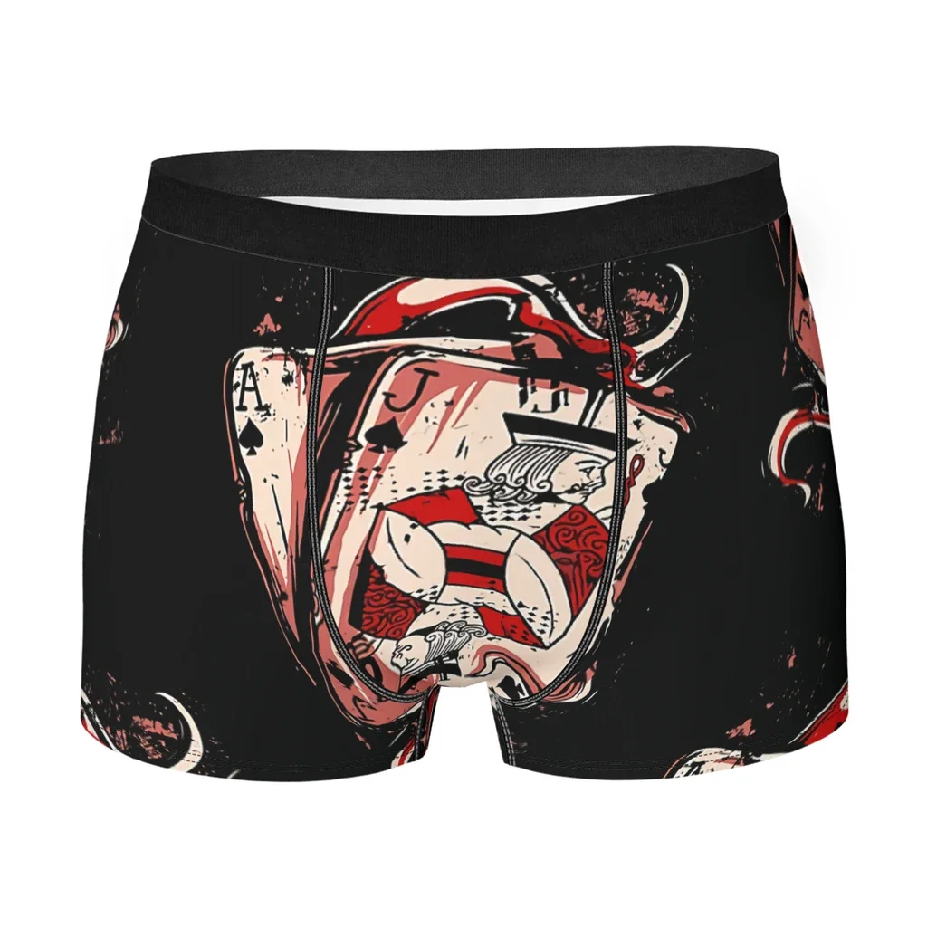 Playing To Win Ace and Jack of SpadesUnderpants Homme Panties Men's Underwear Sexy Shorts Boxer Briefs