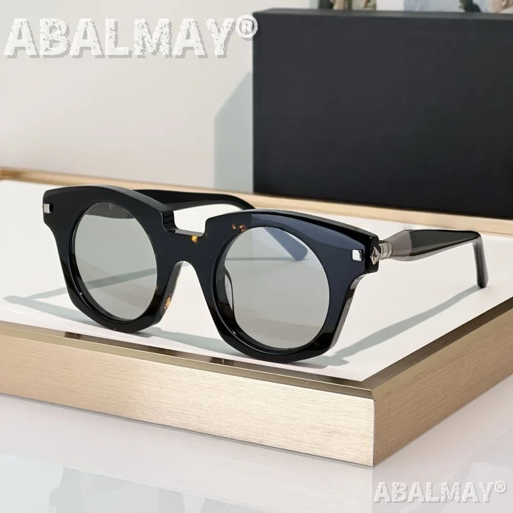 نظارات شمسية عالية الجودة للرجال والنساء Maske J6 مقاس 46-25 نمط UV400 ريترو موضة تصميم خاص نظارات شمسية مع صندوق