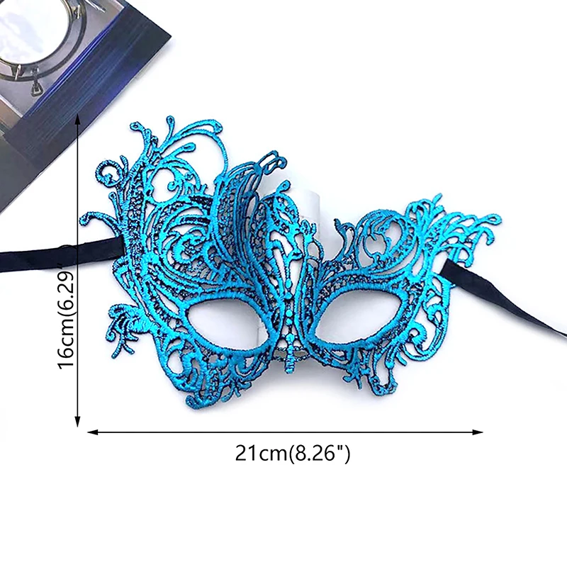 2025 Halloween Half Face Mask Luxury Masquerade Women Dress Christmas Party Cosplay Decoration Eye Mask Nightclub Lace Mask