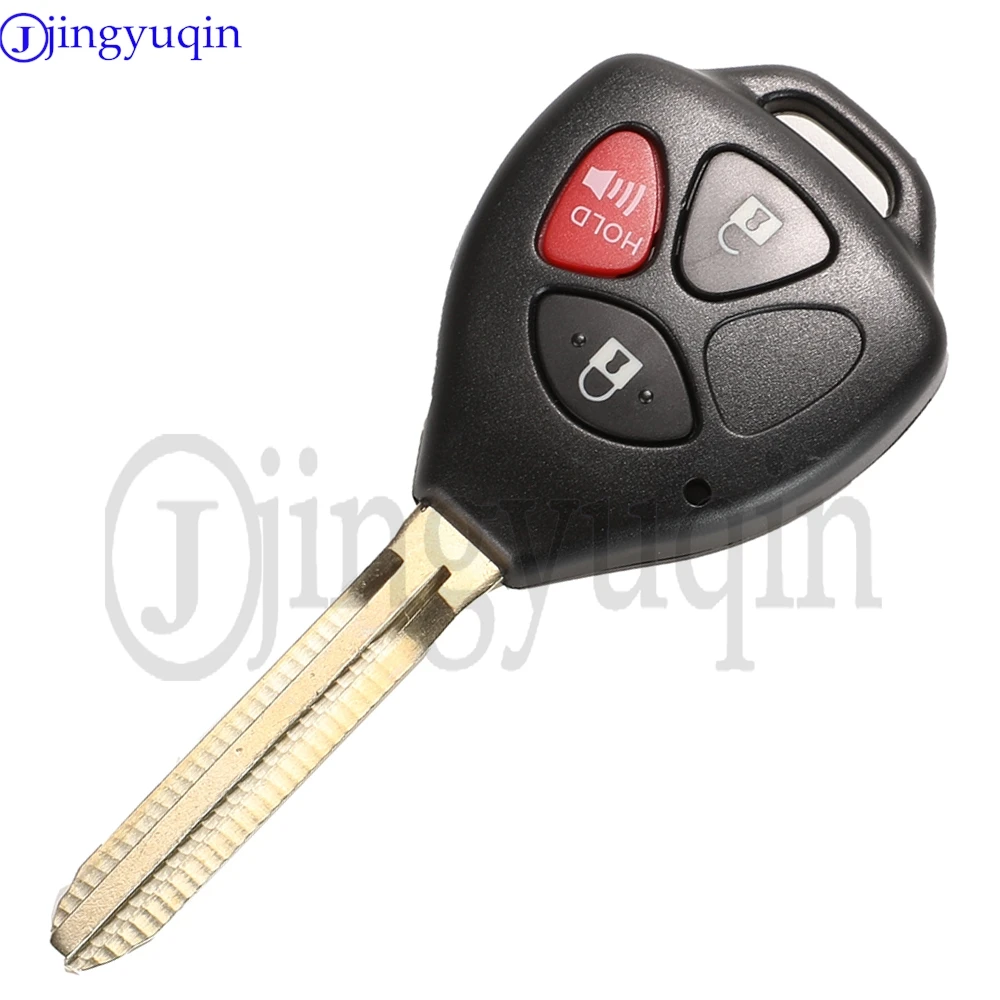 Jingyuqin 2/3/4-Tasten B41TA 433Mhz 4D67/G Chip Fernbedienung Autoschlüssel für Toyota Forruner Hilux Innova Corolla Innova Yaris 89070-52E61 – Detail 3
