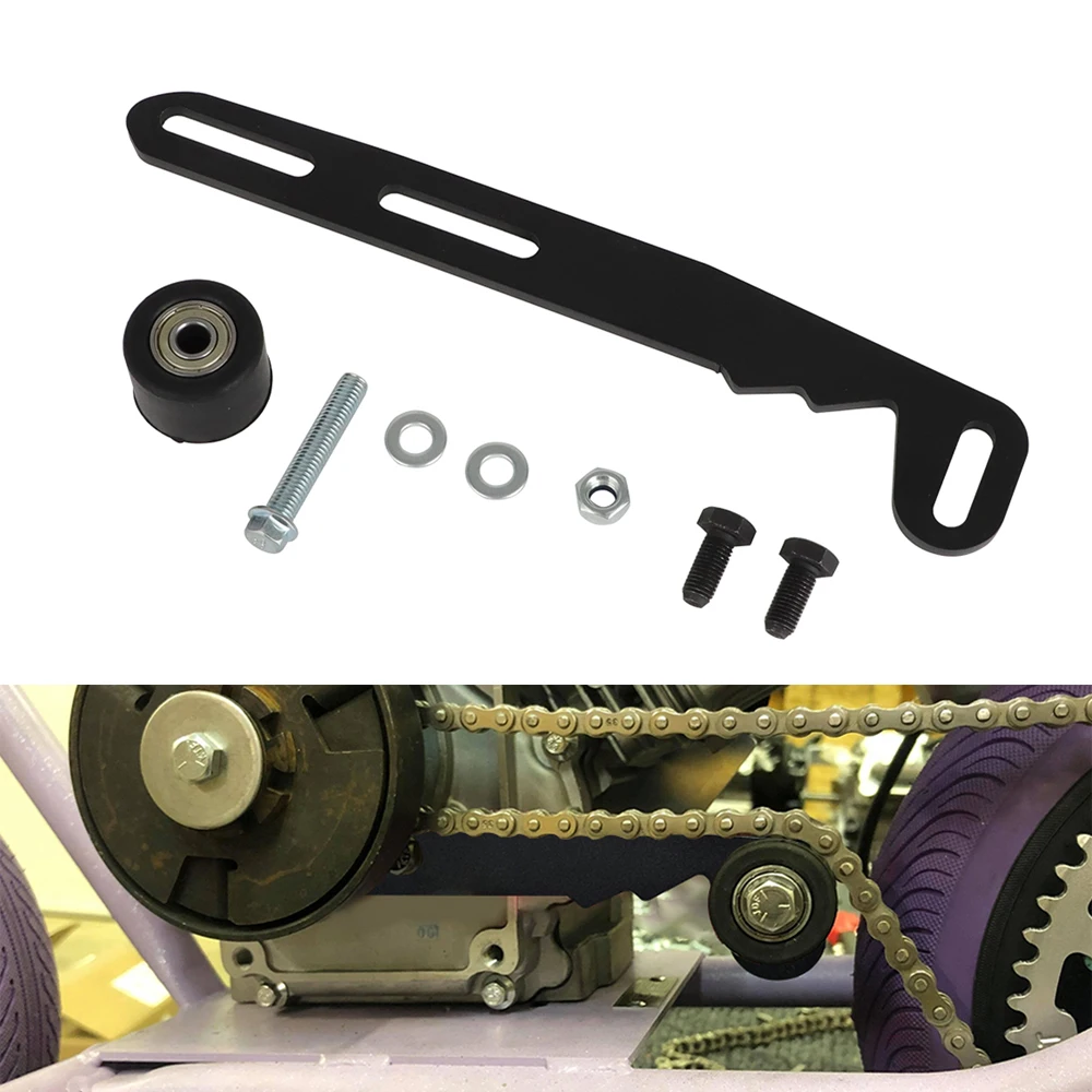 For 212 224 236 Small Block Predator Gx200 Mini Bike Chain Roller Tensioner Kit