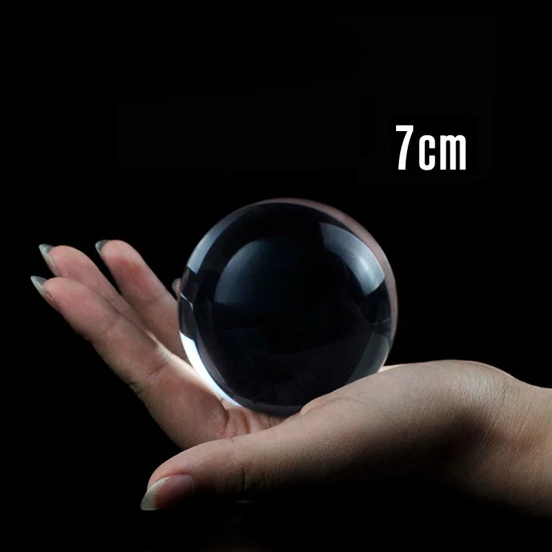 7cm/9cm/10cm Juggling Crystal Ball Acrylic Material 100% Transparency Professional Manipulation  Accessories