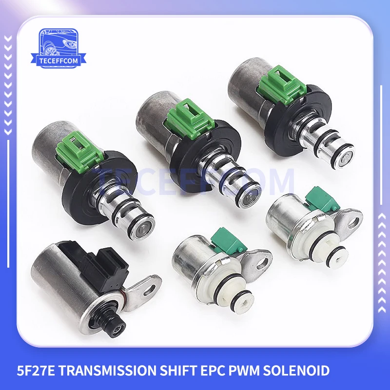 6PCS 5F27E Transmission Shift EPC PWM Solenoid For Ford Fiesta Focus Mercury Milan XS4Z-7H148-AA DE46950 48420K-R 4F27E FN4A-EL