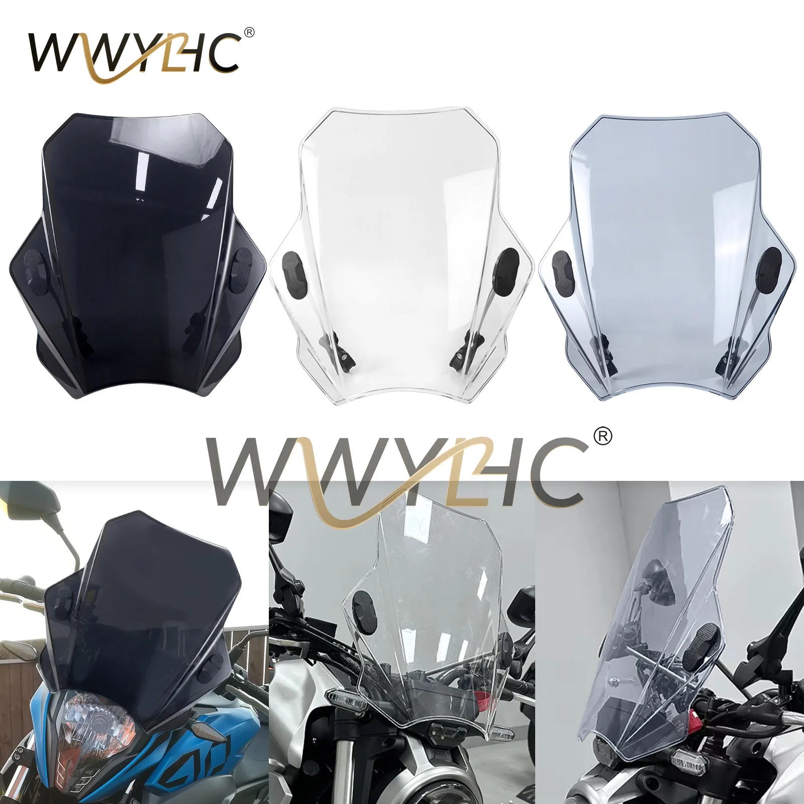 convient-au-pare-brise-de-voiture-de-rue-z900-z1000-mt-09