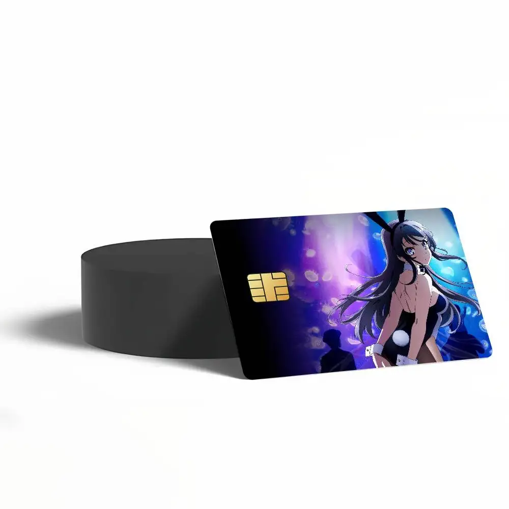 Rascal Does Not Dream Poster Credit Card Skin Stickers for Bank Access Protective Film Cover Sticker Surprise Gift