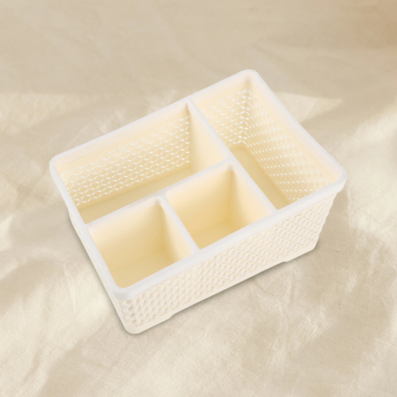 

Storage 4 Compartments Makeup ganizer Makeup ganizer For Drawer Plastic Hair Care Bedside ganizer Nightst Skincare