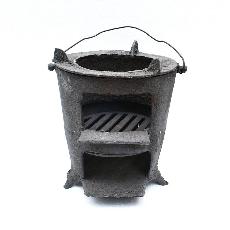 Cast iron firewood stove Household firewood burning Rural multi-functional firewood stove Vegetable heating stove Outdoor campin