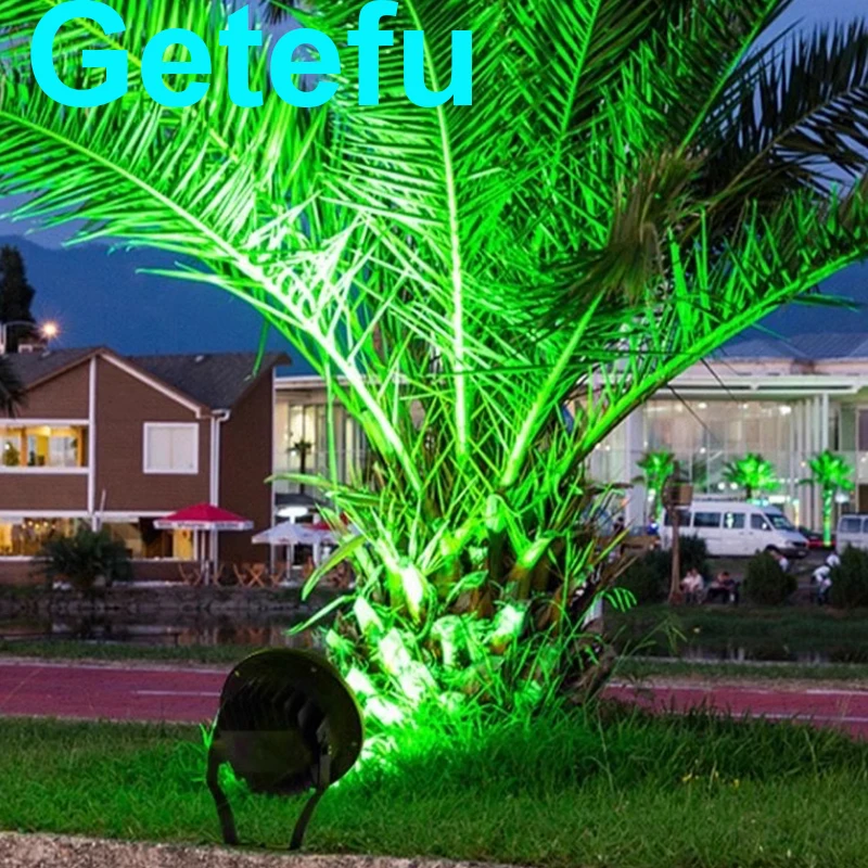 LED-Außenscheinwerfer DC12V AC220V110V Flutlicht Garten Landschaft Wandwaschbeleuchtung IP67 tarennt Baumgräser Hinterhof Rasenlampe – Detail 2
