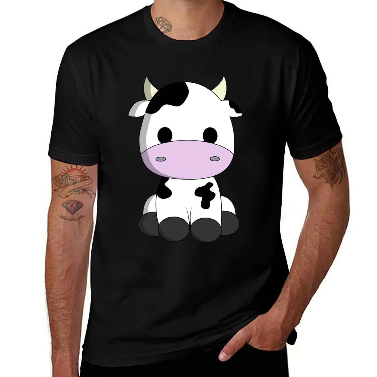 

t shirts cow with man shirt luxury t t anime for shirts kawaii man baby T-Shirt cartoon Cute prints