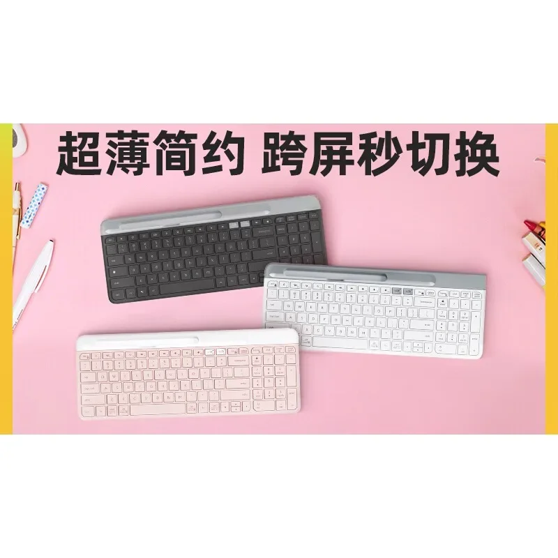 1-Wireless bluetooth keyboard office quiet computer tablet ipad notebook keyboard