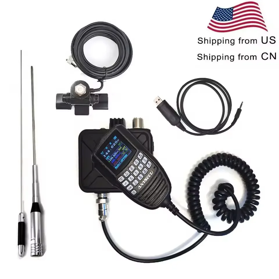 ANYSECU WP-9900 25W Radio FM UV dwuzakresowy 136-174 i 400-480MHz Tri-Display dwukierunkowa KT-WP12 radiowa VOX DTMF Mini Walkie Talkie