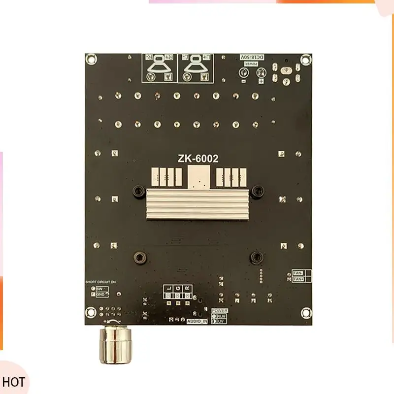 News ZK-6002 Audio Amplifier Board 2.0 Stereo With High And Low Frequency Modulation 600W+600W TPA3255