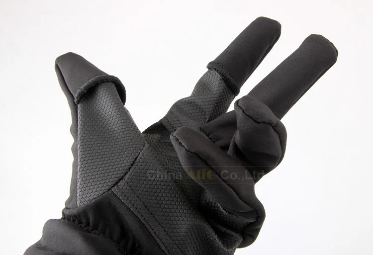 Acessórios para fotografia de câmera, luvas esportivas ao ar livre, couro antiderrapante, respirável, antiderrapante, quente, à prova d'água
