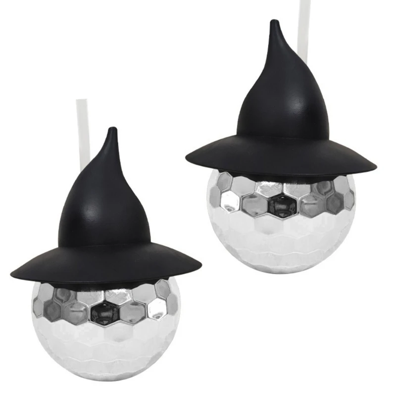 R2LD Halloween-tovenaarshoed Gegalvaniseerde bolbeker Grote capaciteit voor feestdecors