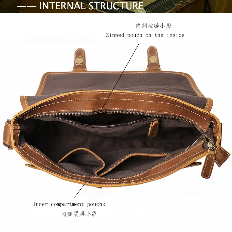 Large leather messenger bag for men real cowskin crossbody bags shoulder bags school bag of male for iPad PC big capacity