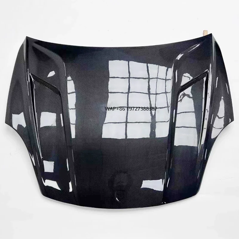 New 9YA 9Y0 Dry Carbon Fiber Hood for Cayenne-Screw-On Installation 3K Twill Weave 2